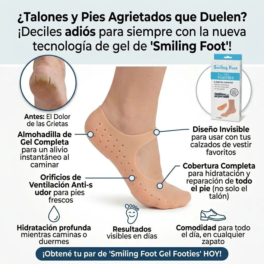 Media de Silicona Talones Agrietados
