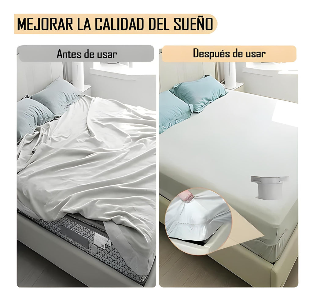 Juego de 4 Sujetadores de Sábanas