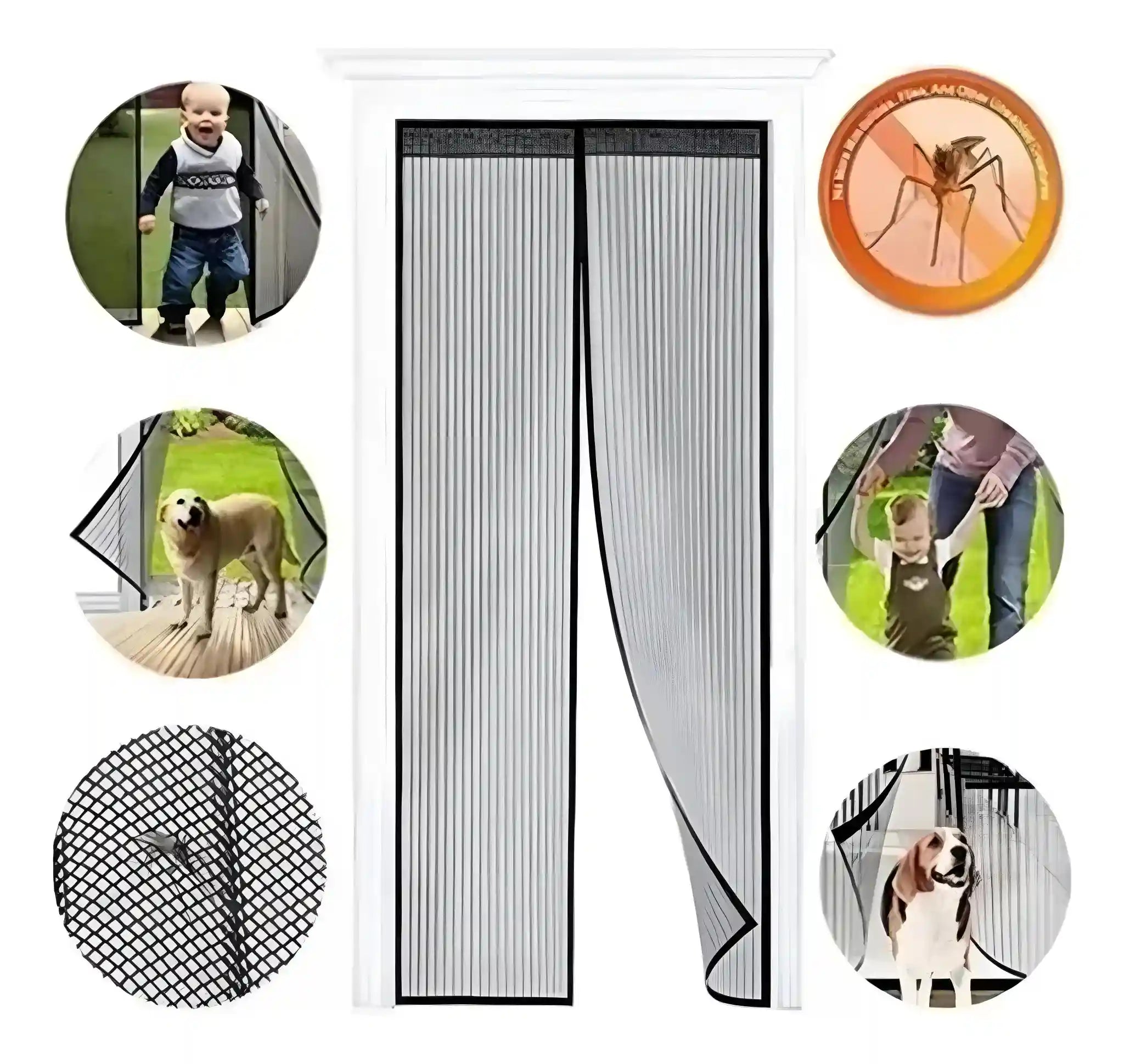 Cortina Magnética Anti-Insectos